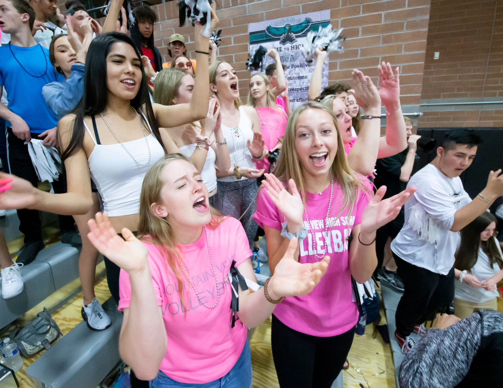 Mountain View in 5A State Volleyball Championship